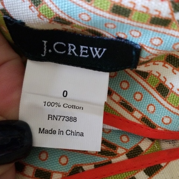 J Crew Trastevere Paisley Mini Skirt Retro Chic - Picture 5 of 7